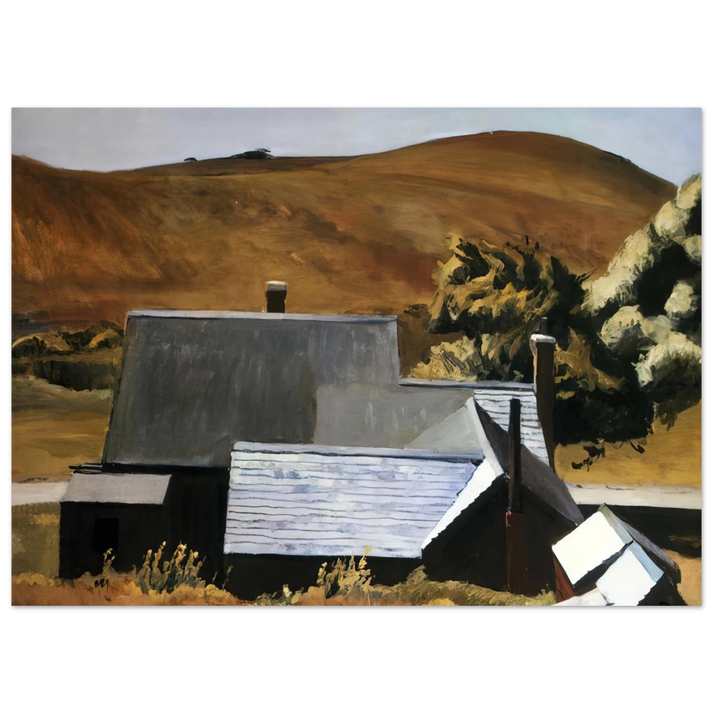 Edward Hopper - Burly Cobb s House, South Truro Fine Art Poster