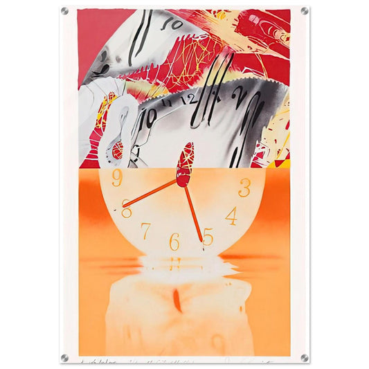 Hole in the Center of the Clock - James Rosenquist Acrylic Print - 70x100 cm / 28x40″ inches | James Rosenquist Wall Art | James Rosenquist Prints
