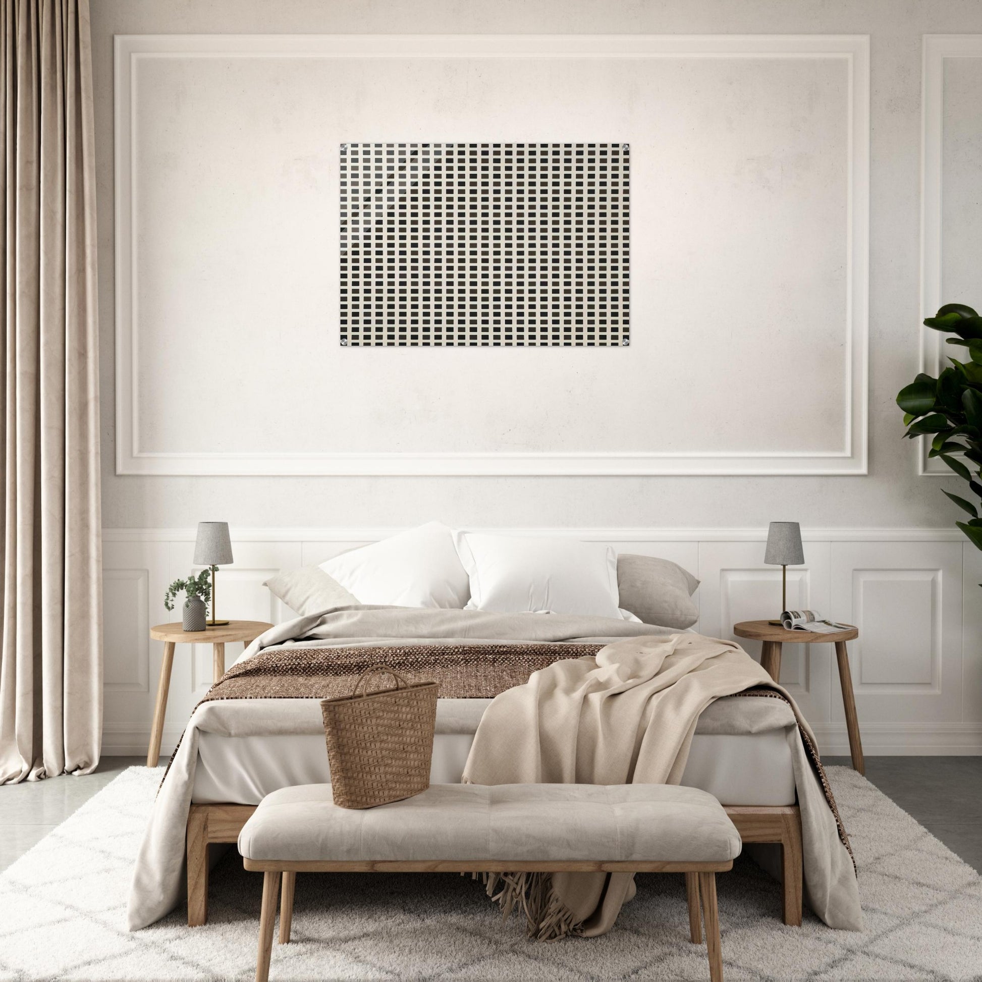 Répartition régulière de carrés - 1971 - Francois Morellet Acrylic Print - 70x100 cm / 28x40″ inches | Francois Morellet Wall Art | Francois Morellet Prints