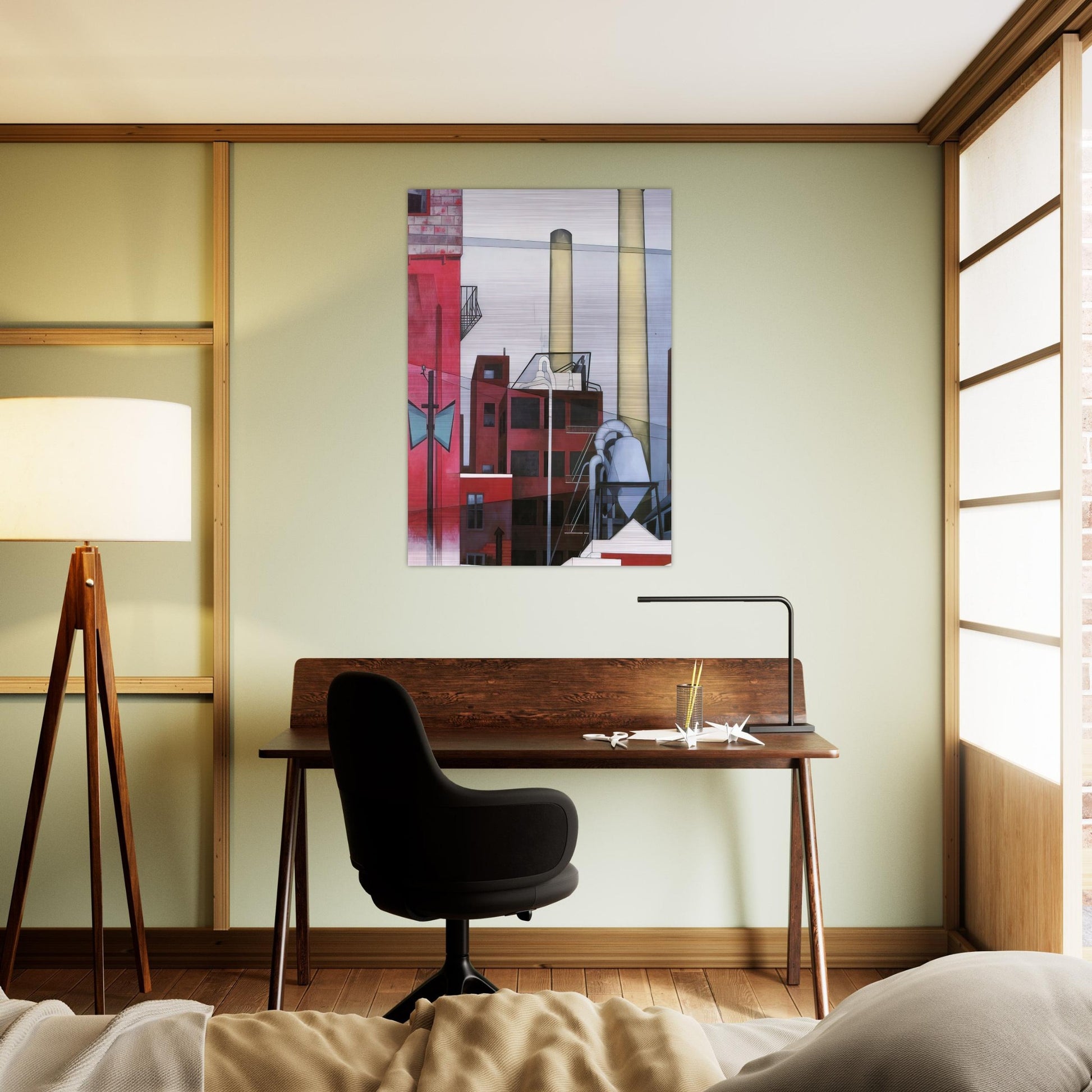 After All - 1933 - Charles Demuth Brushed Aluminum Print - 70x100 cm / 28x40 inches | Charles Demuth Aluminum Print | Charles Demuth Prints