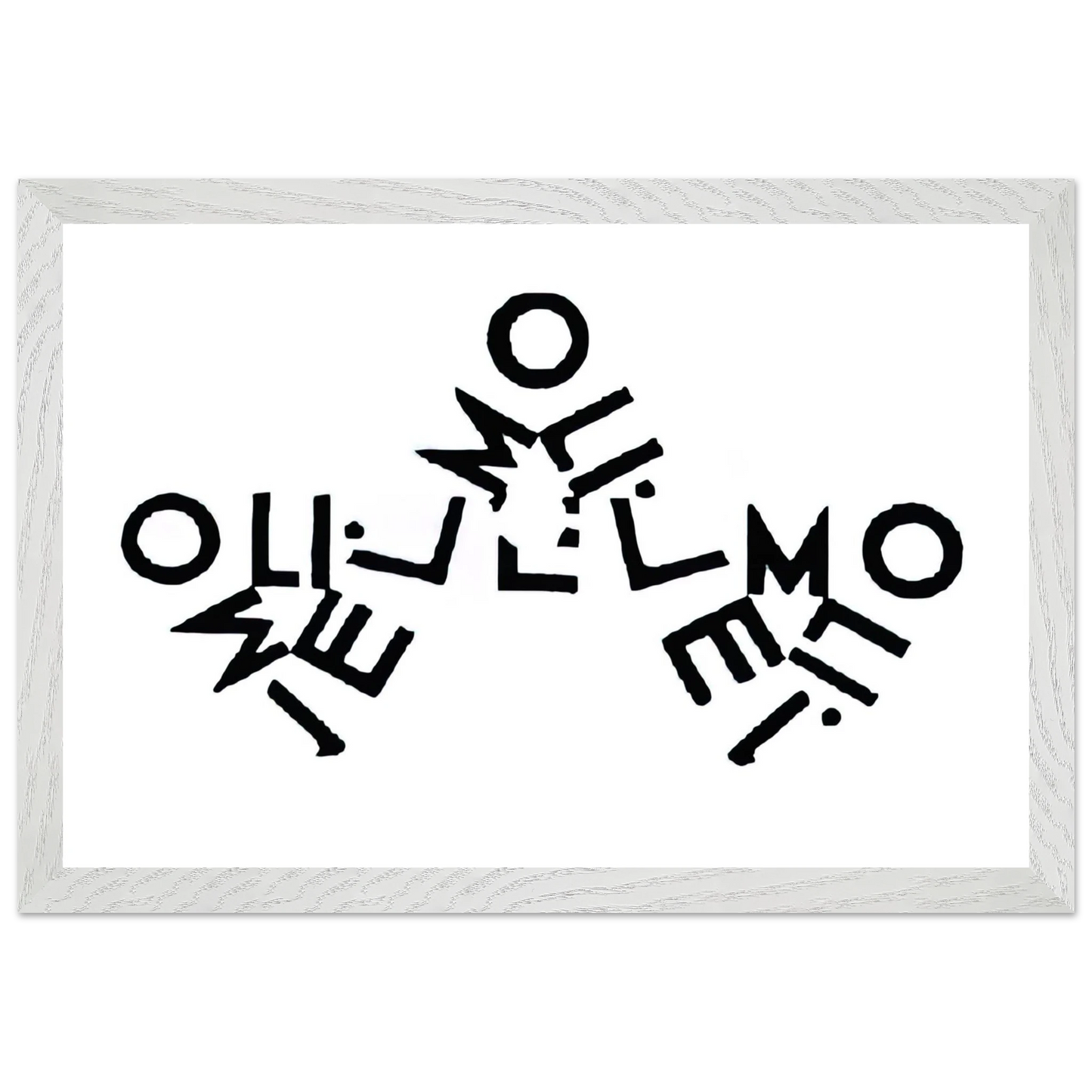 MC Escher - ESCHER (22) Wall Art - 60x80 cm / 24x32 inches - Premium Wooden Framed Poster With Fine Art Paper - White frame