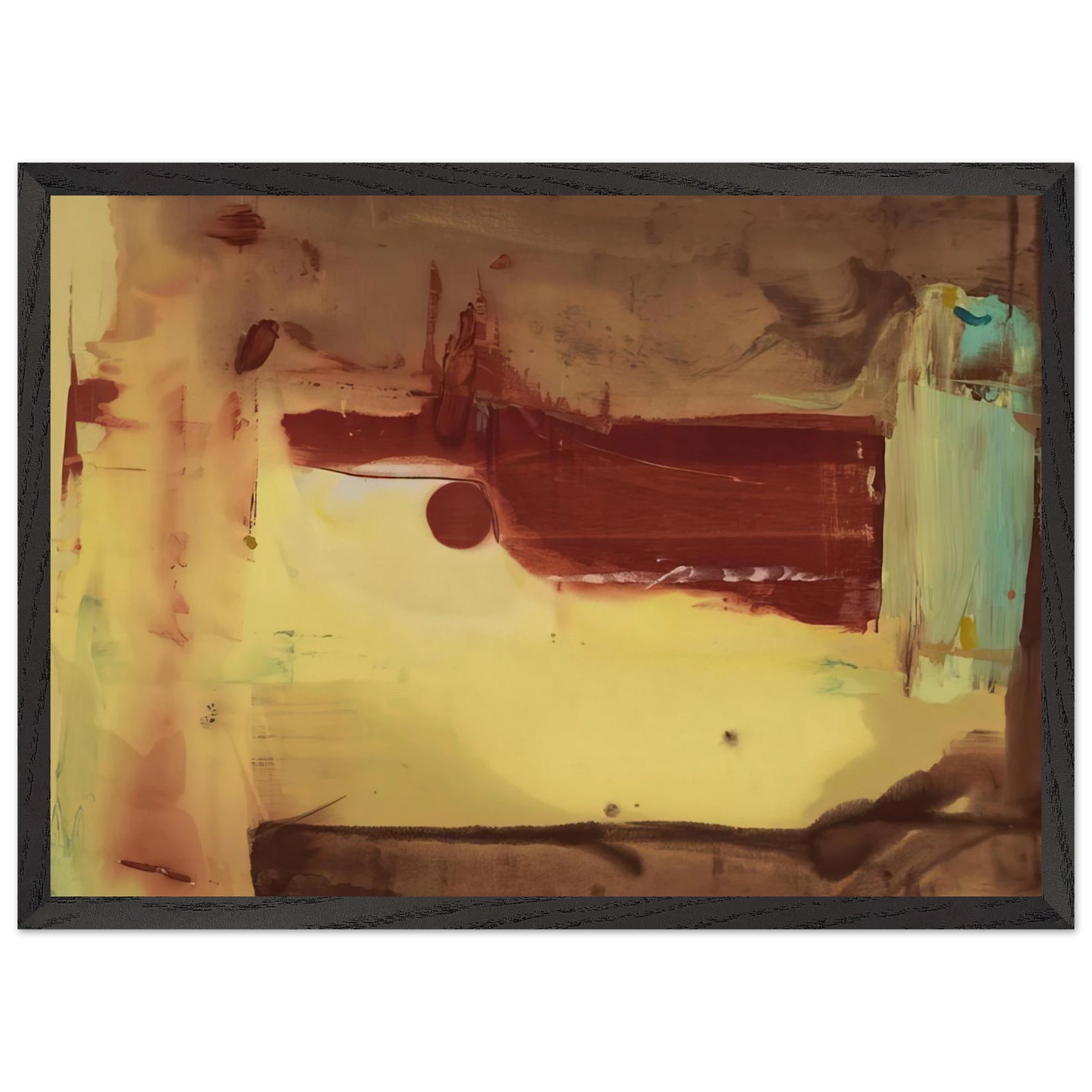 Helen Frankenthaler - Desert Pass - 1976 Wall art - A2 (42 x 59.4  cm) - Fine Art Poster - -