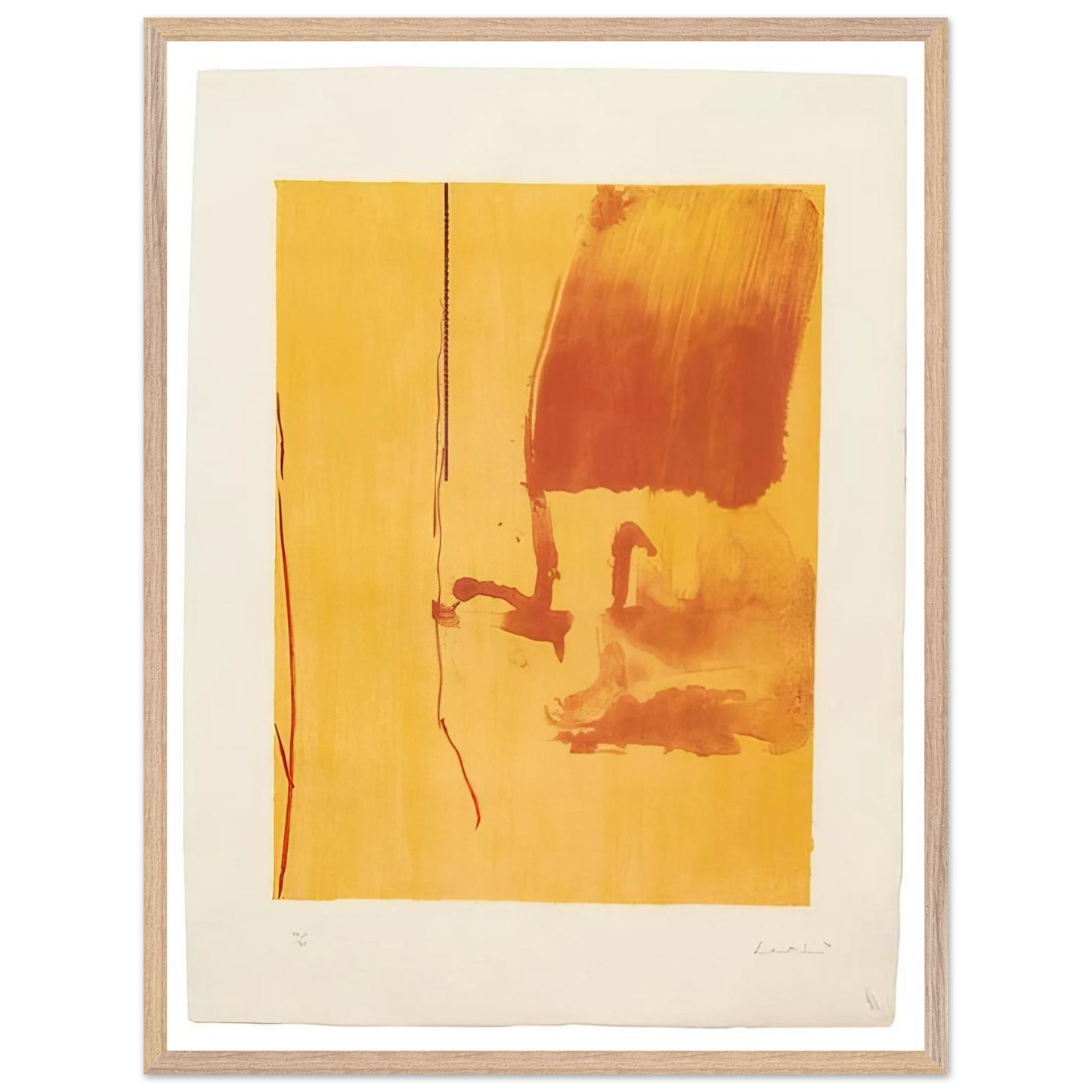 Helen Frankenthaler - Harvest - 1976 Wall art - 45x60 cm / 18x24 inches - Fine Art Poster - -