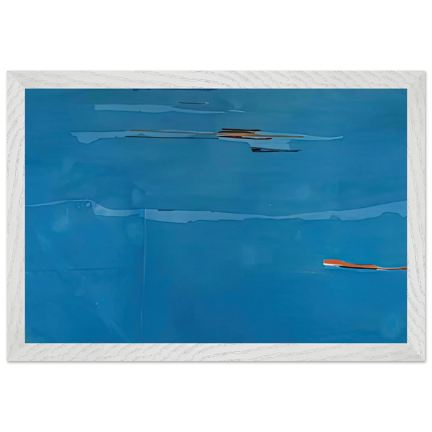 Helen Frankenthaler - Ocean Drive West #1, 1974- Wall Art - 21x29.7 cm / 8x12" - Premium Wooden Framed Poster With Fine Art Paper - Wood frame