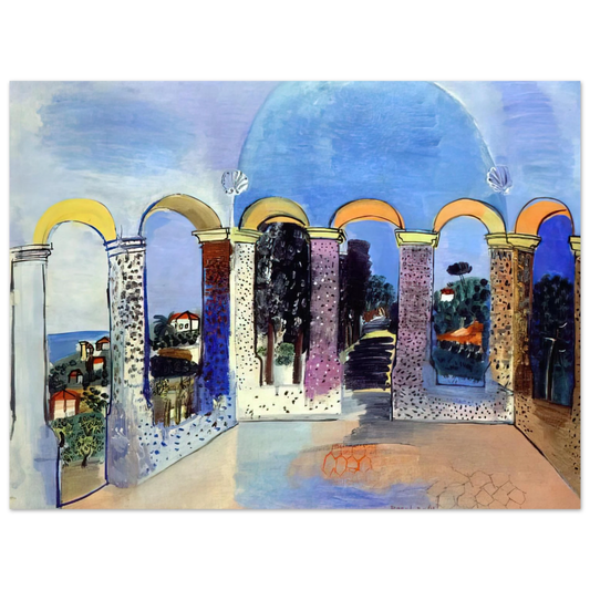 Raoul Dufy - ARCADES AT VALLAURIS 1927 Fine Art Poster - Default Title