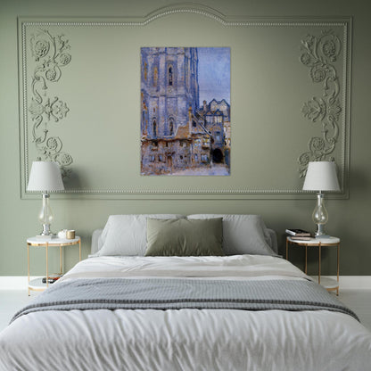 The Cour d'Albane - claude monet Brushed Aluminum Print - 70x100 cm / 28x40 inches | claude monet Aluminum Print | claude monet Prints