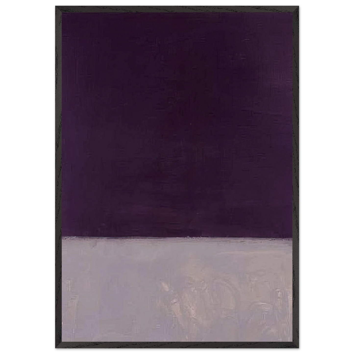 Untitled Black and Gray - 1970 - Mark Rothko Framed Art Print – Black Wooden Frame - Default Title - -Framed Art Print