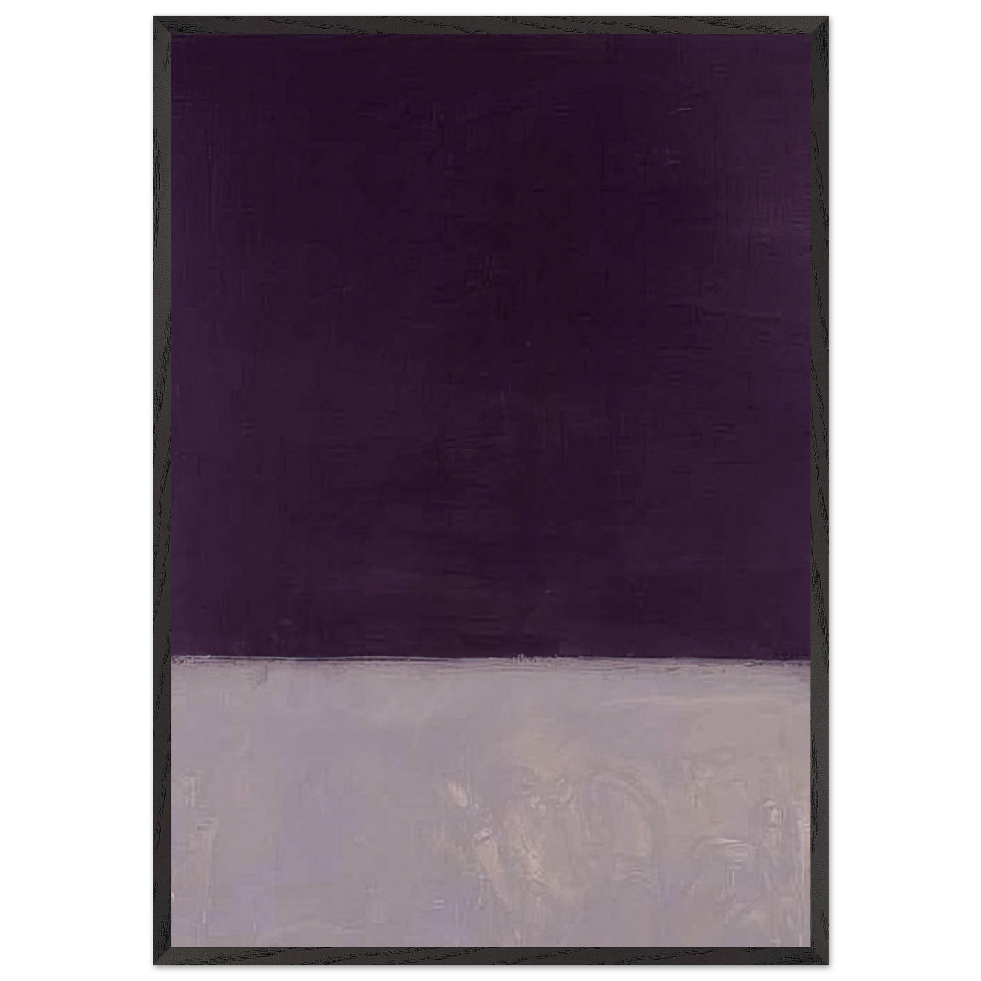 Untitled Black and Gray - 1970 - Mark Rothko Framed Art Print – Black Wooden Frame - Default Title - -Framed Art Print