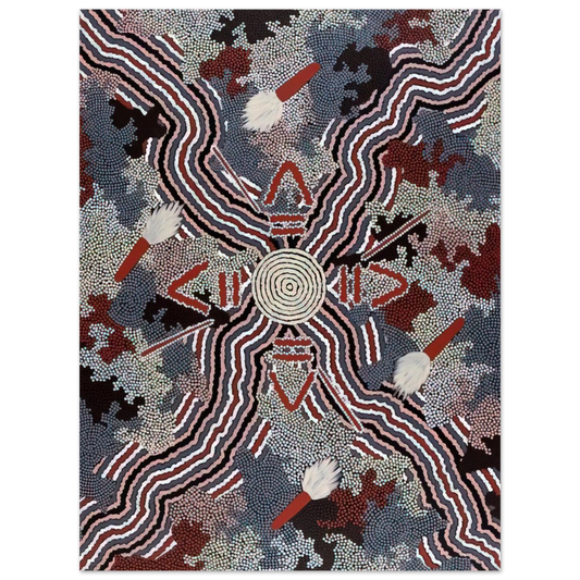 Clifford Possum Tjapaltjarri - Untitled - 1997 Fine Art Poster - Default Title