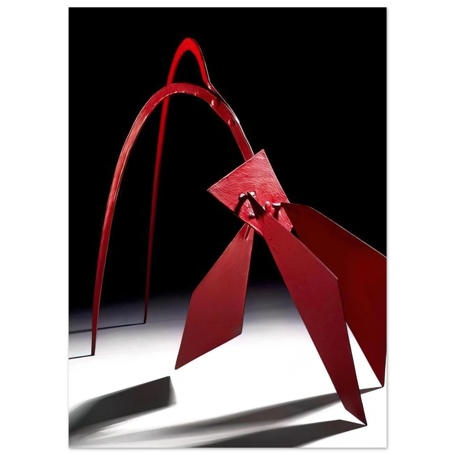 Alexander Calder - MAQUETTE FOR FLAMINGO 1972 Fine Art Poster - 75x100 cm / 30x40 inches