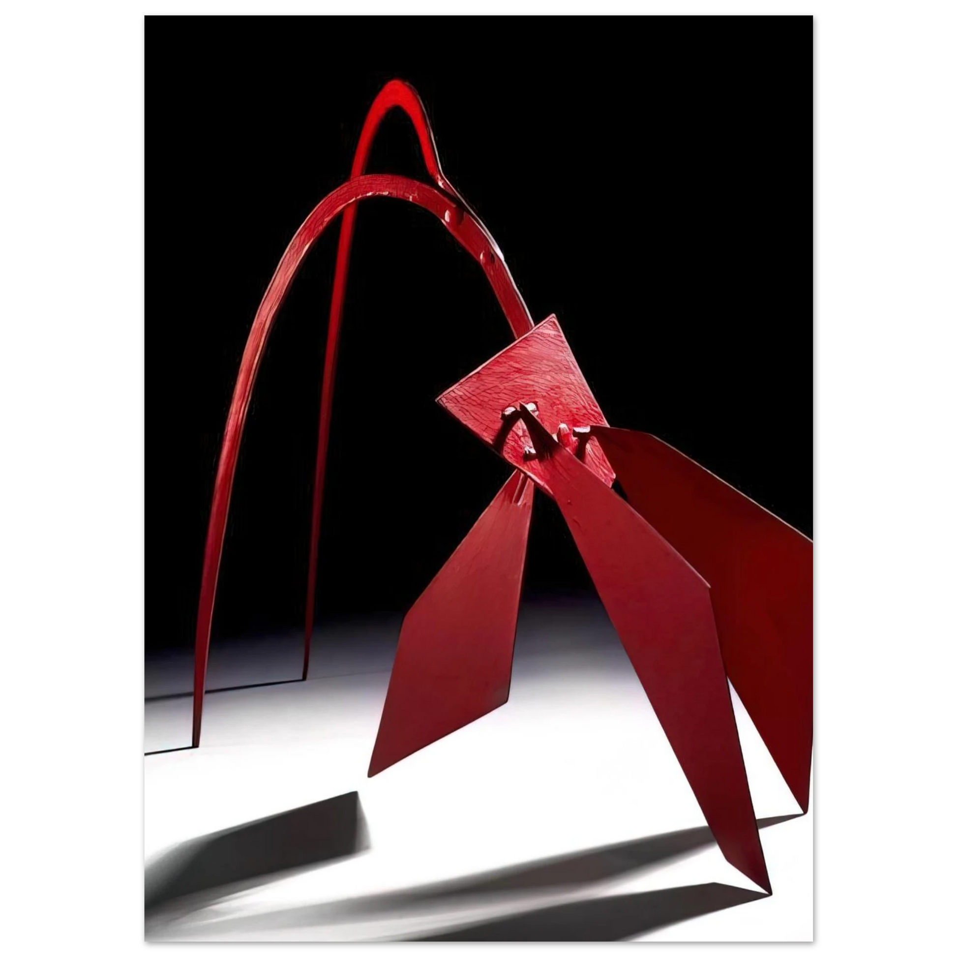 Alexander Calder - MAQUETTE FOR FLAMINGO 1972 Fine Art Poster - 75x100 cm / 30x40 inches