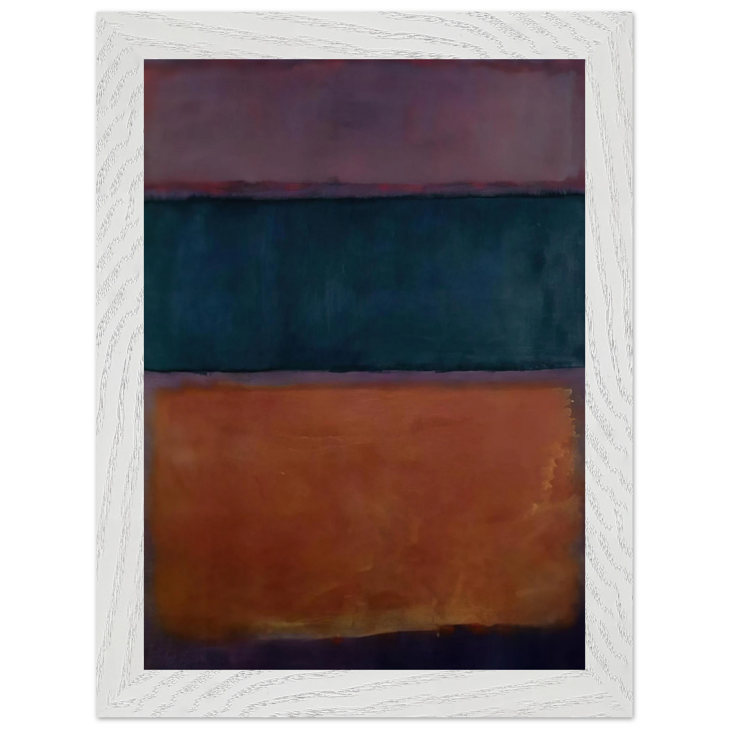 Helen Frankenthaler - Untitled - 1963 Wall art - 50x70 cm / 20x28 inches - Premium Wooden Framed Poster With Fine Art Paper - Black frame