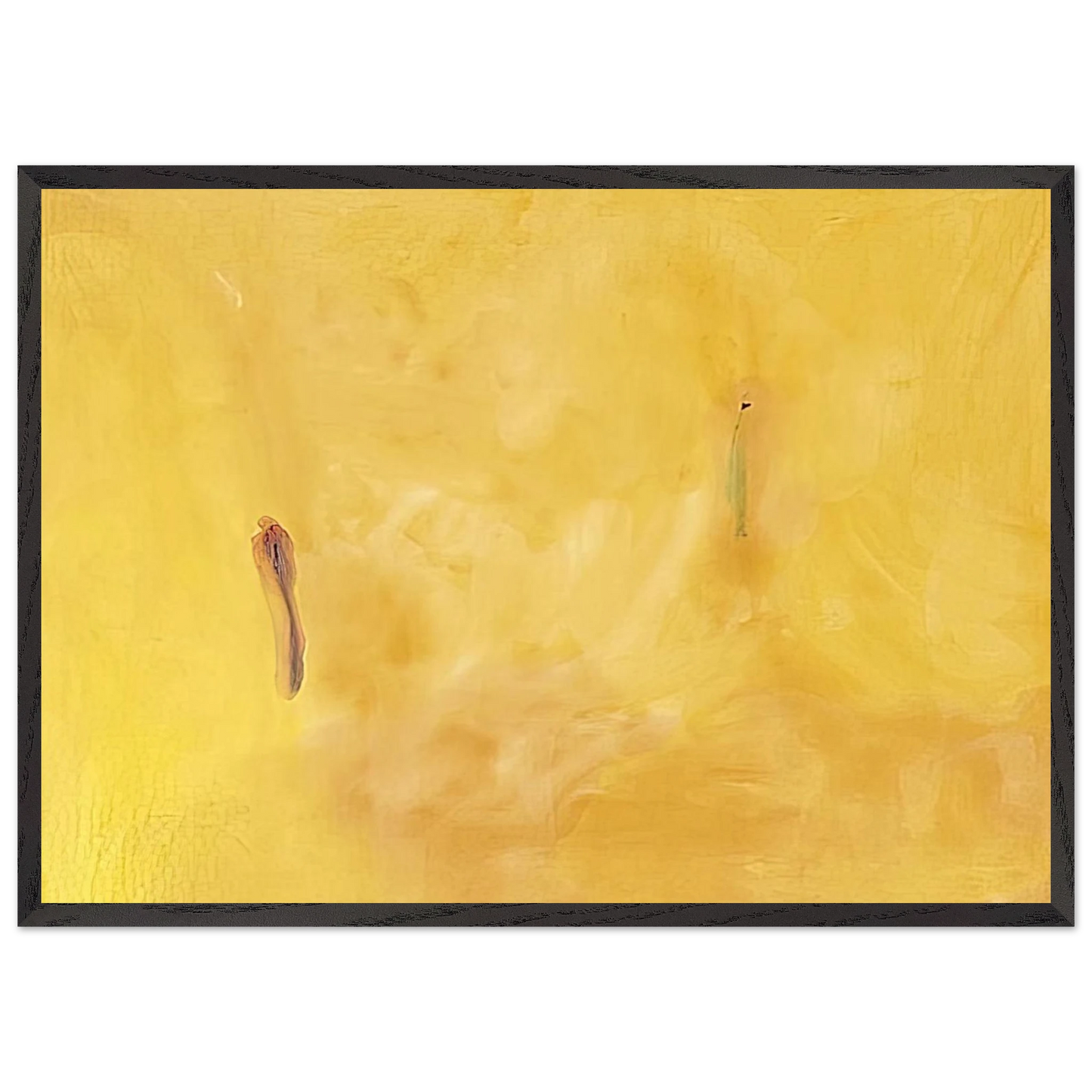 Helen Frankenthaler - Earliness - 1975 Wall art - 15x20 cm / 6x8 inches - Premium Wooden Framed Poster With Fine Art Paper - Black frame