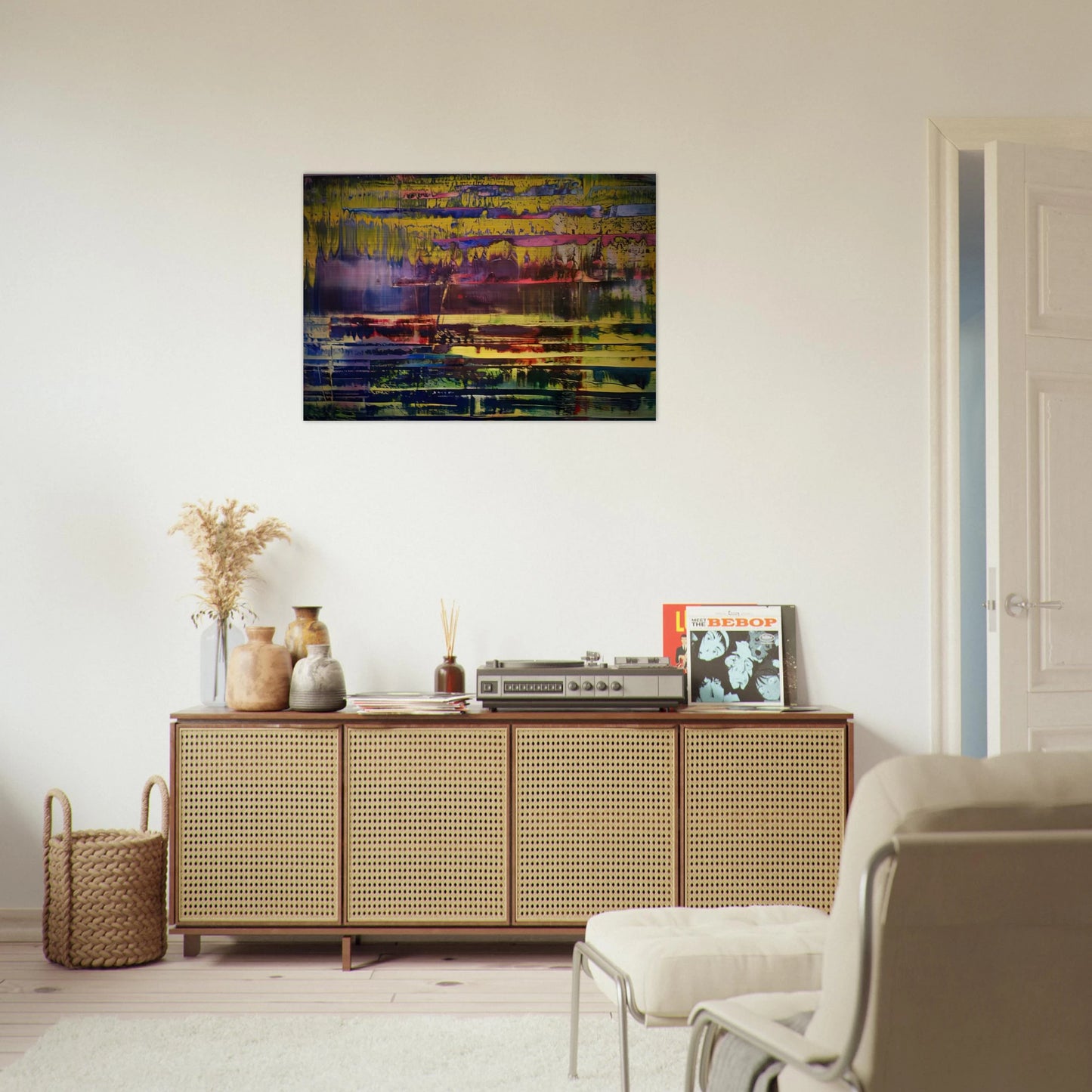 WALLACE BOURNES - Gerhard Richter Brushed Aluminum Print - 70x100 cm / 28x40 inches | Gerhard Richter Aluminum Print | Gerhard Richter Prints