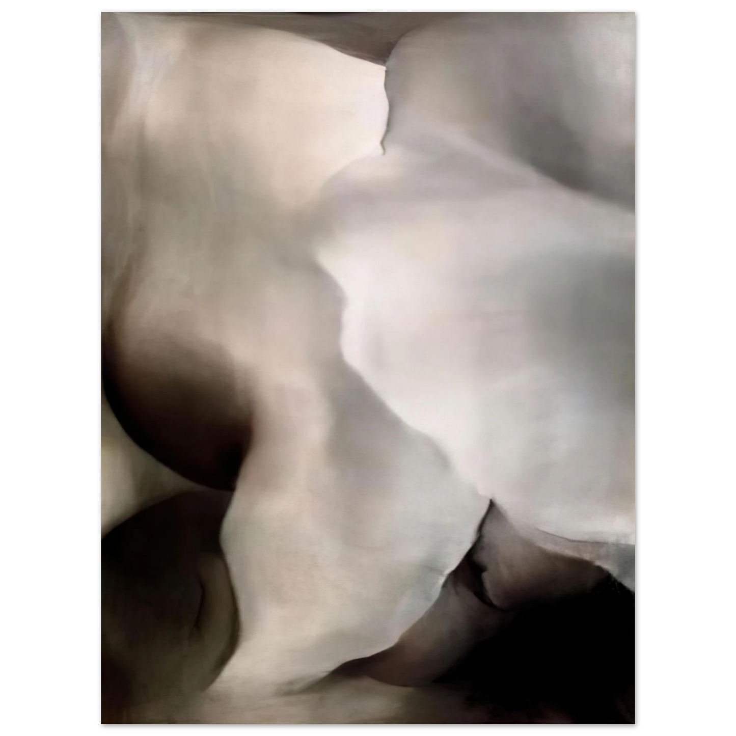 Georgia O'Keeffe - Dark Iris ?3 Fine Art Poster - 13x18 cm / 5x7 inches