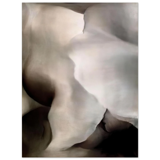 Georgia O'Keeffe - Dark Iris ?3 Fine Art Poster - 13x18 cm / 5x7 inches