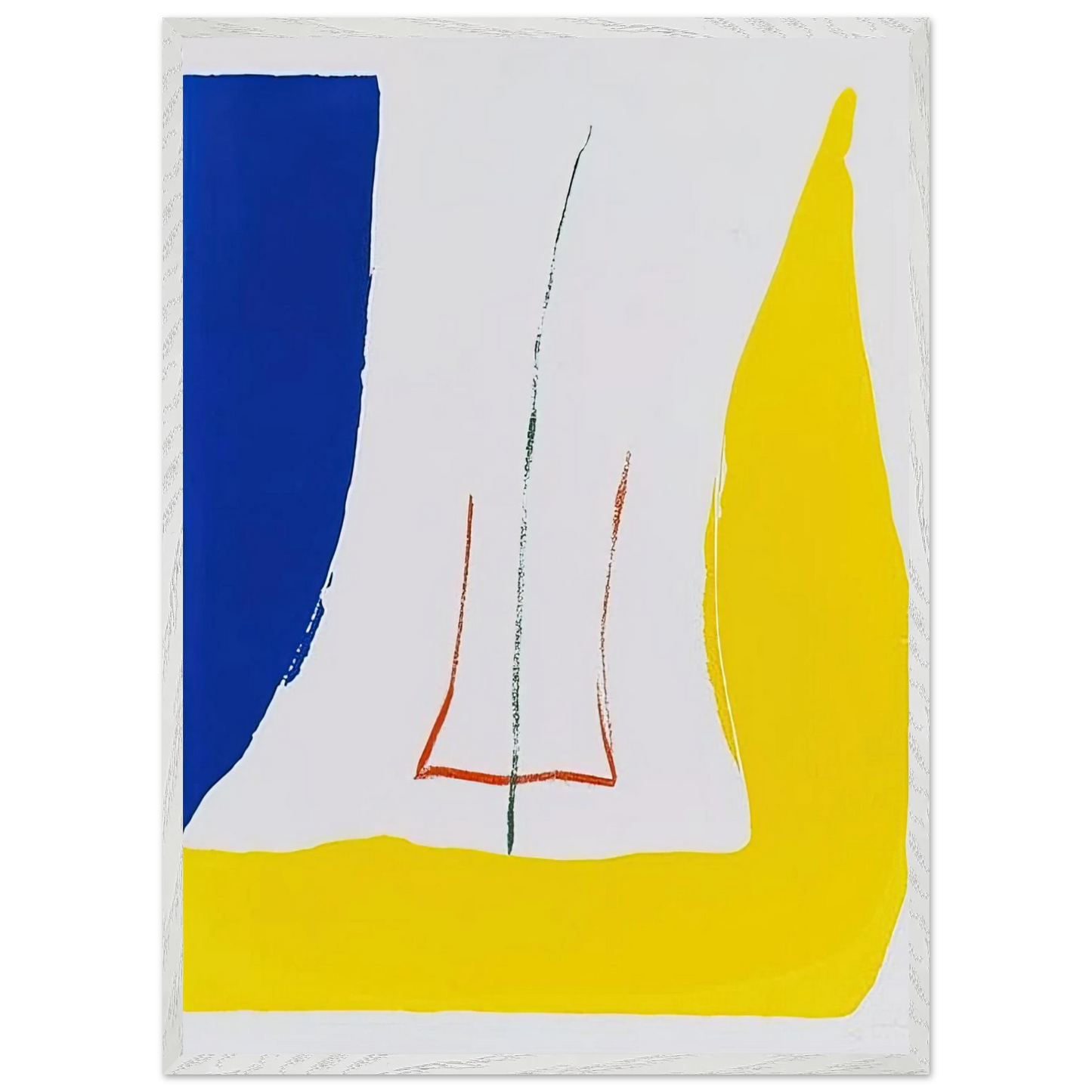 Helen Frankenthaler - Sun Corner - 1968 Wall art - 50x70 cm / 20x28 inches - Fine Art Poster - -