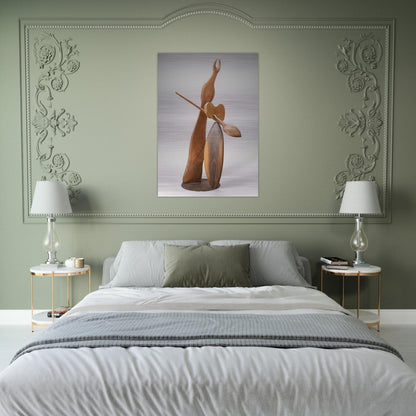 DIANA 1934 - Alexander Calder Brushed Aluminum Print - 70x100 cm / 28x40 inches | Alexander Calder Aluminum Print | Alexander Calder Prints