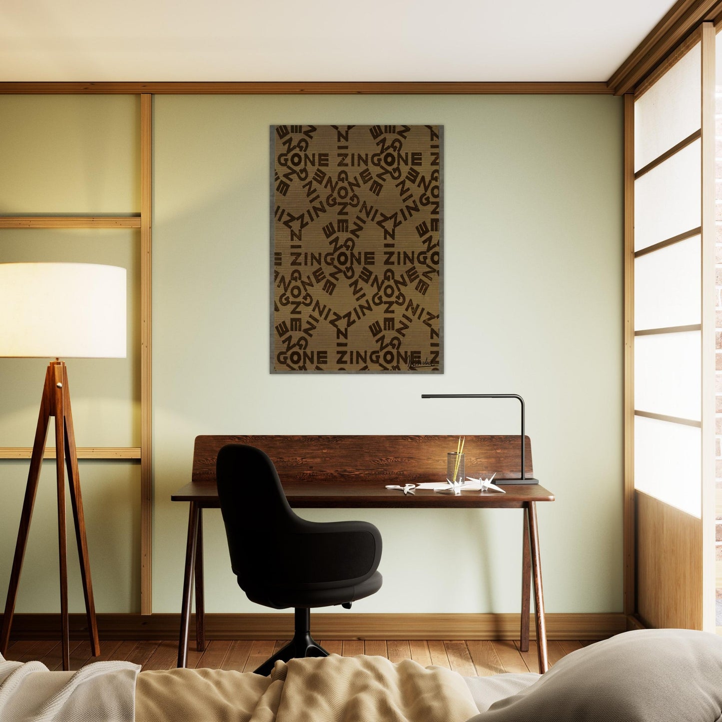 ESCHER (20) - MC Escher Brushed Aluminum Print - 70x100 cm / 28x40 inches | MC Escher Aluminum Print | MC Escher Prints