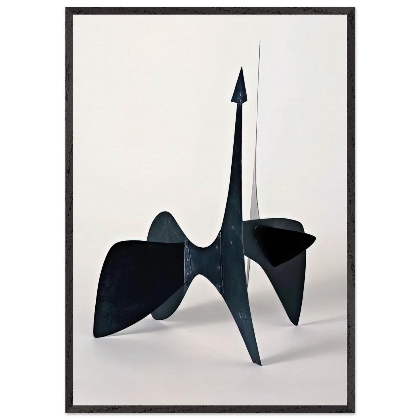 TEODELAPIO MAQUETTE II 1962 - Alexander Calder Framed Art Print – Black Wooden Frame - Default Title - -Framed Art Print