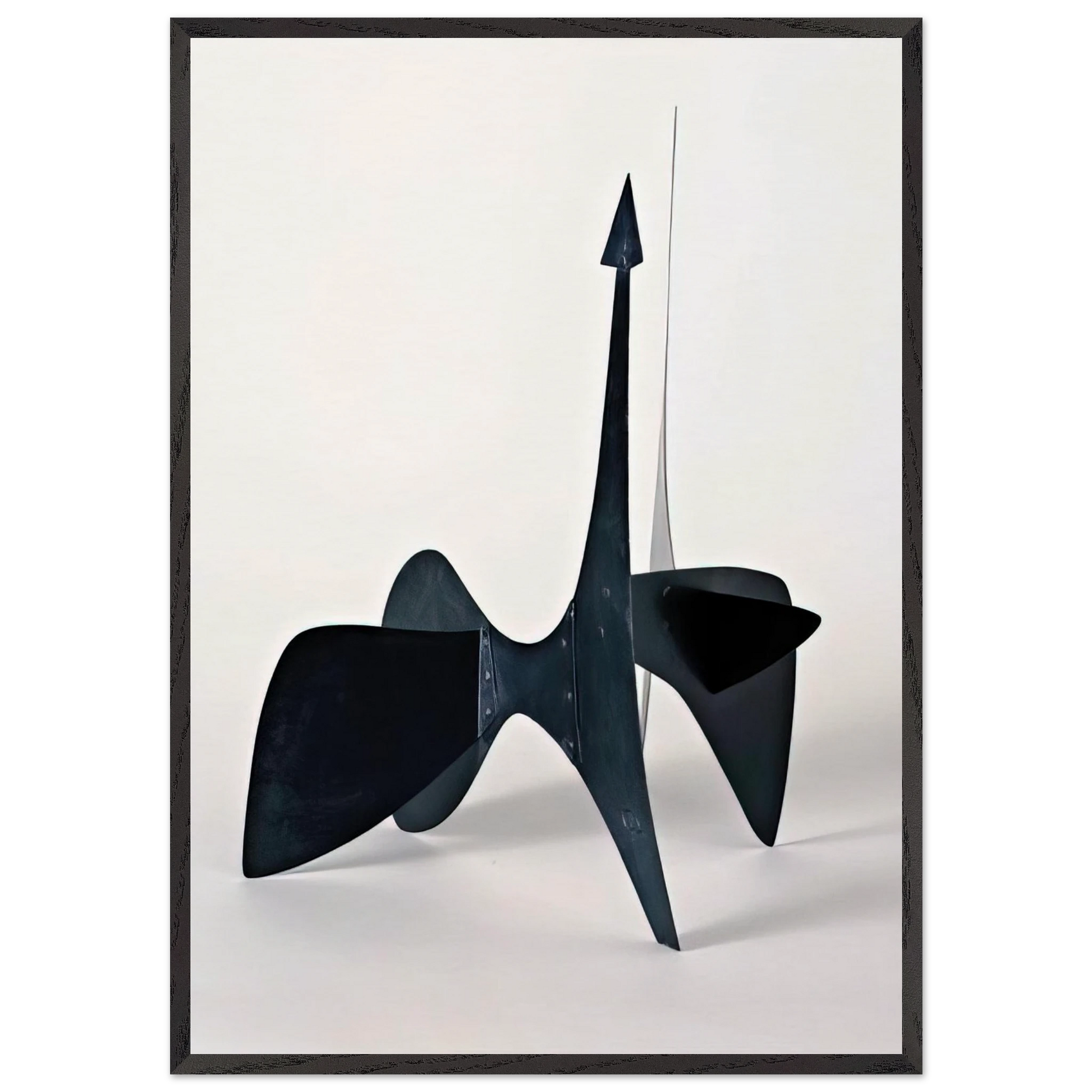 TEODELAPIO MAQUETTE II 1962 - Alexander Calder Framed Art Print – Black Wooden Frame - Default Title - -Framed Art Print