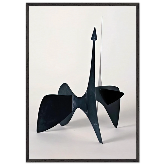 TEODELAPIO MAQUETTE II 1962 - Alexander Calder Framed Art Print – Black Wooden Frame - Default Title - -Framed Art Print