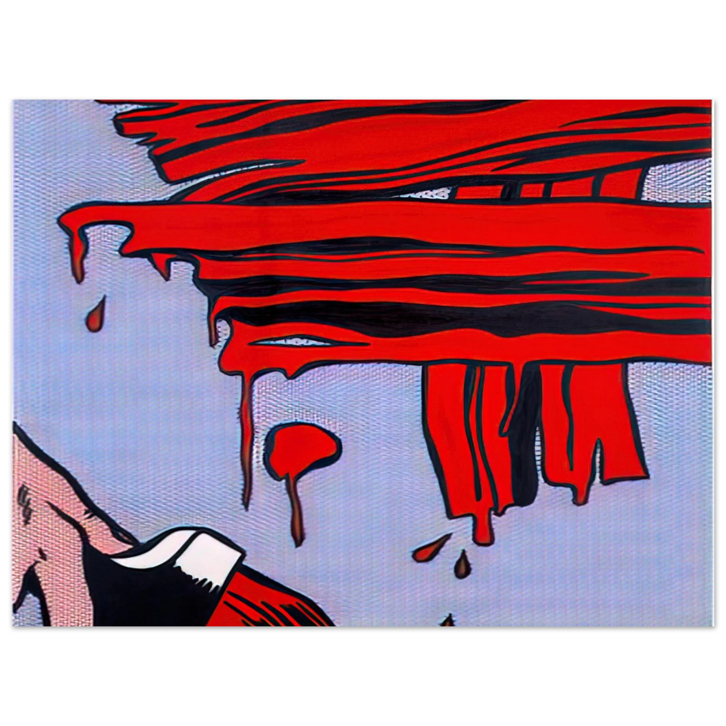 Roy Lichtenstein - BRUSHSTROKES 1965 Fine Art Poster - Default Title