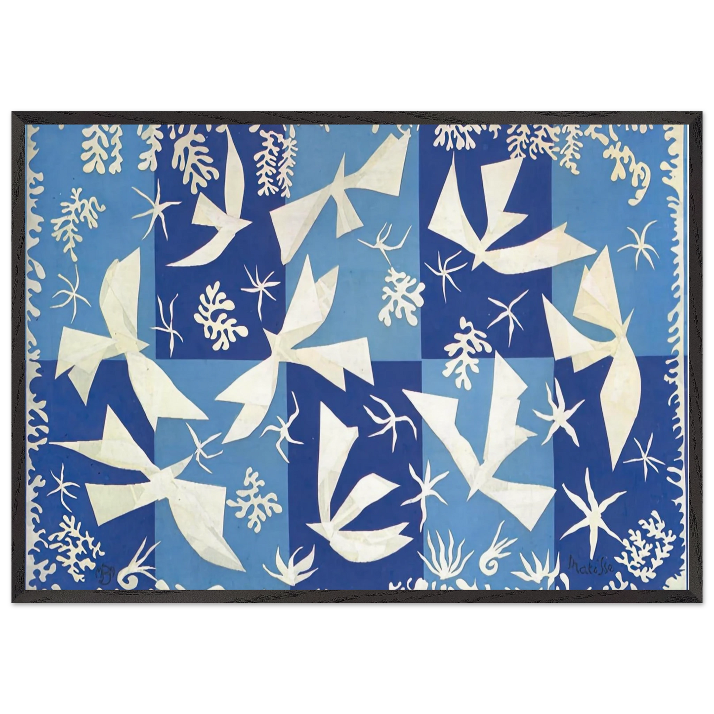 POLYNESIA THE SKY 1946 - Henri Matisse Framed Art Print – Black Wooden Frame - Default Title - -Framed Art Print