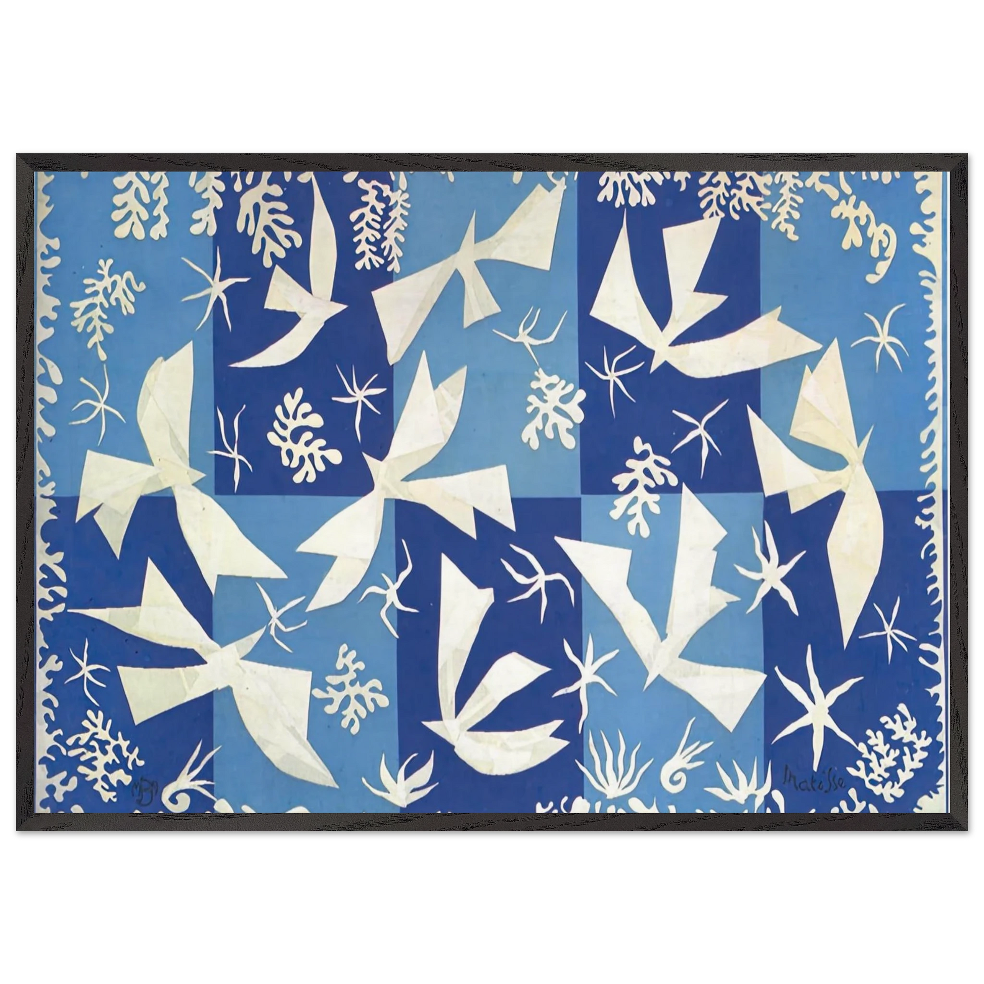 POLYNESIA THE SKY 1946 - Henri Matisse Framed Art Print – Black Wooden Frame - Default Title - -Framed Art Print