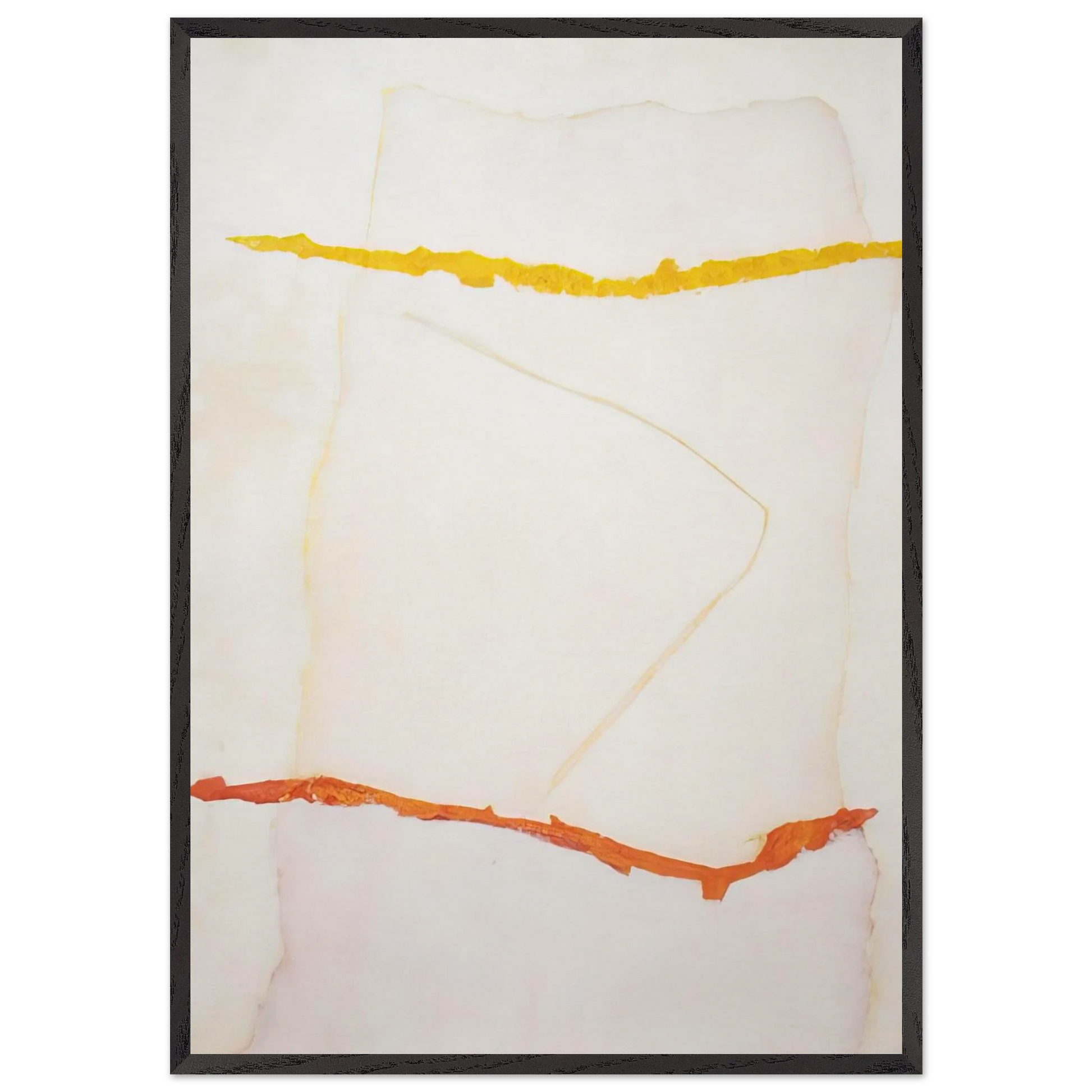 Infinity Field Lefkada Series 2 - 1978 - Theodoros Stamos Framed Art Print – Black Wooden Frame - Default Title - -Framed Art Print