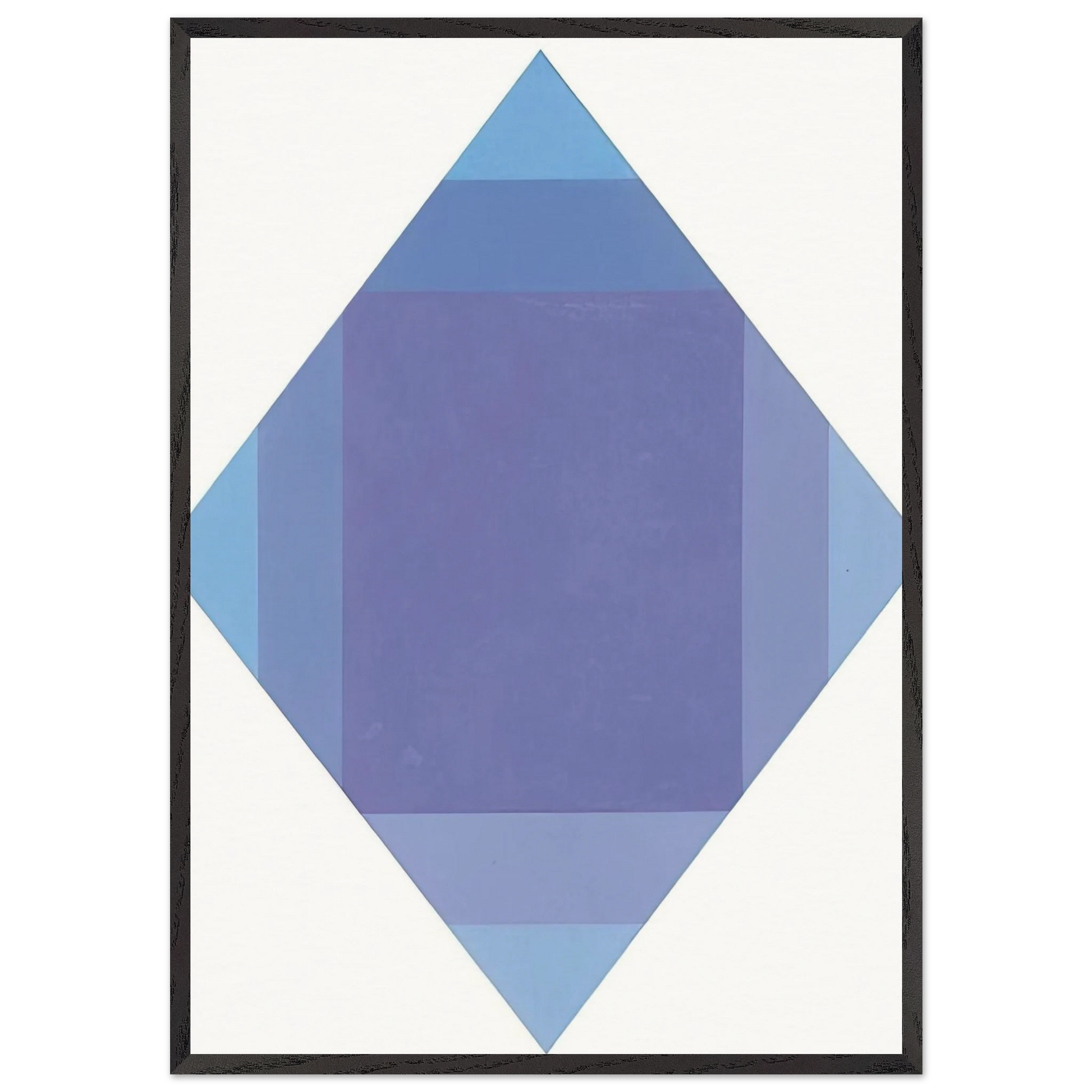 Auflosung von lila - 1972 - Max Bill Framed Art Print – Black Wooden Frame - Default Title - -Framed Art Print