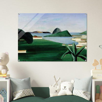 Rio de Janeiro - Tarsila do Amaral Acrylic Print - 70x100 cm / 28x40″ inches | Tarsila do Amaral Wall Art | Tarsila do Amaral Prints