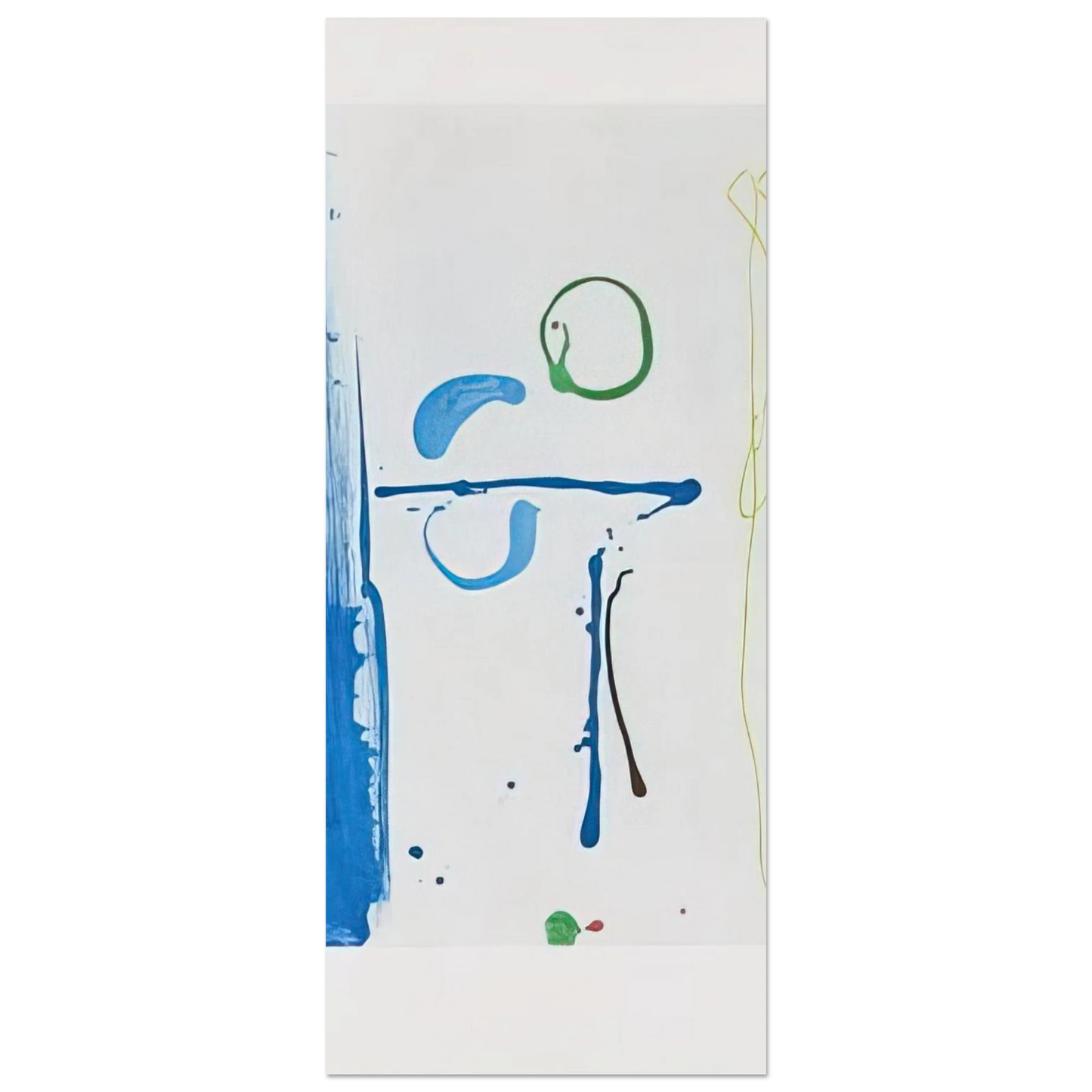 Helen Frankenthaler - Sunshine After Rain - 1987 Wall art - 60x80 cm / 24x32 inches - Premium Wooden Framed Poster With Fine Art Paper - Wood frame