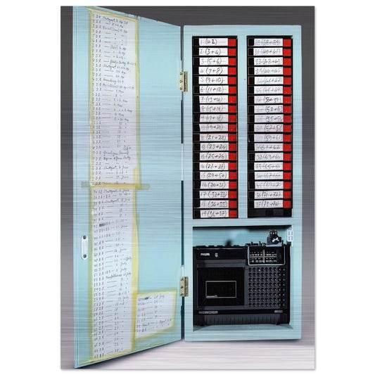 Lorelei, The Long Distance Sonata - 1978 - Dieter Roth Brushed Aluminum Print - 70x100 cm / 28x40 inches | Dieter Roth Aluminum Print | Dieter Roth Prints