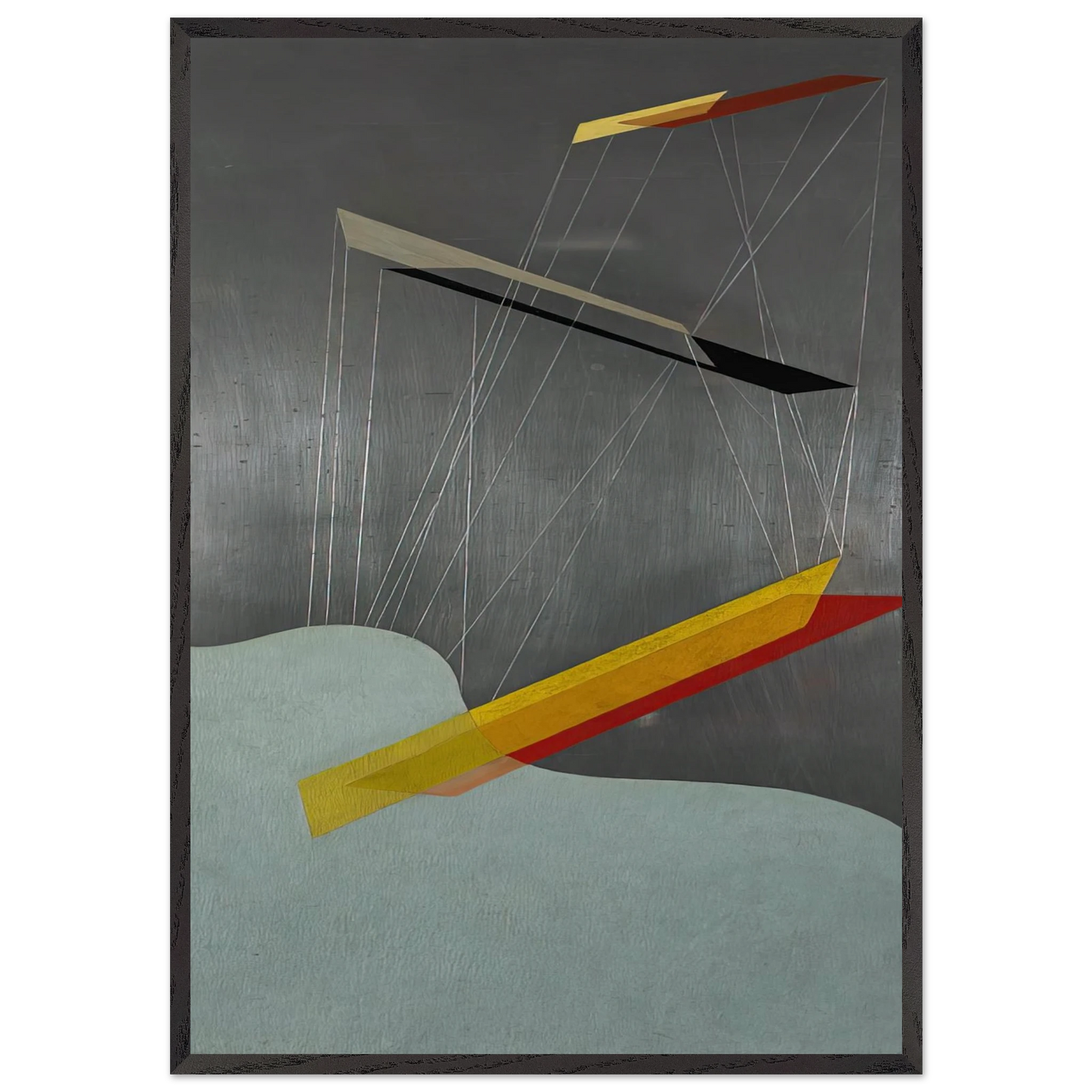 Sil I - Laszlo Moholy-Nagy Framed Art Print – Black Wooden Frame - Default Title - -Framed Art Print