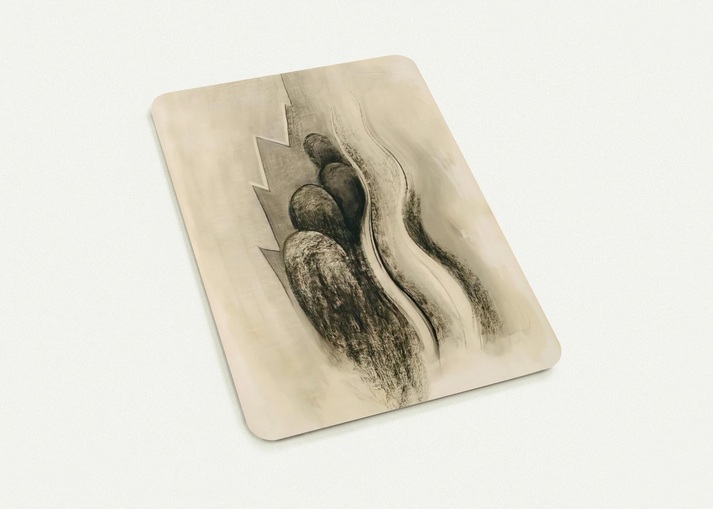 Drawing XIII By Georgia O'Keeffe Pack of 10 Post Cards | Georgia O'Keeffe Post Cards | A6 (10.5 x 14.8 cm) - 4.1 x 5.8 inches