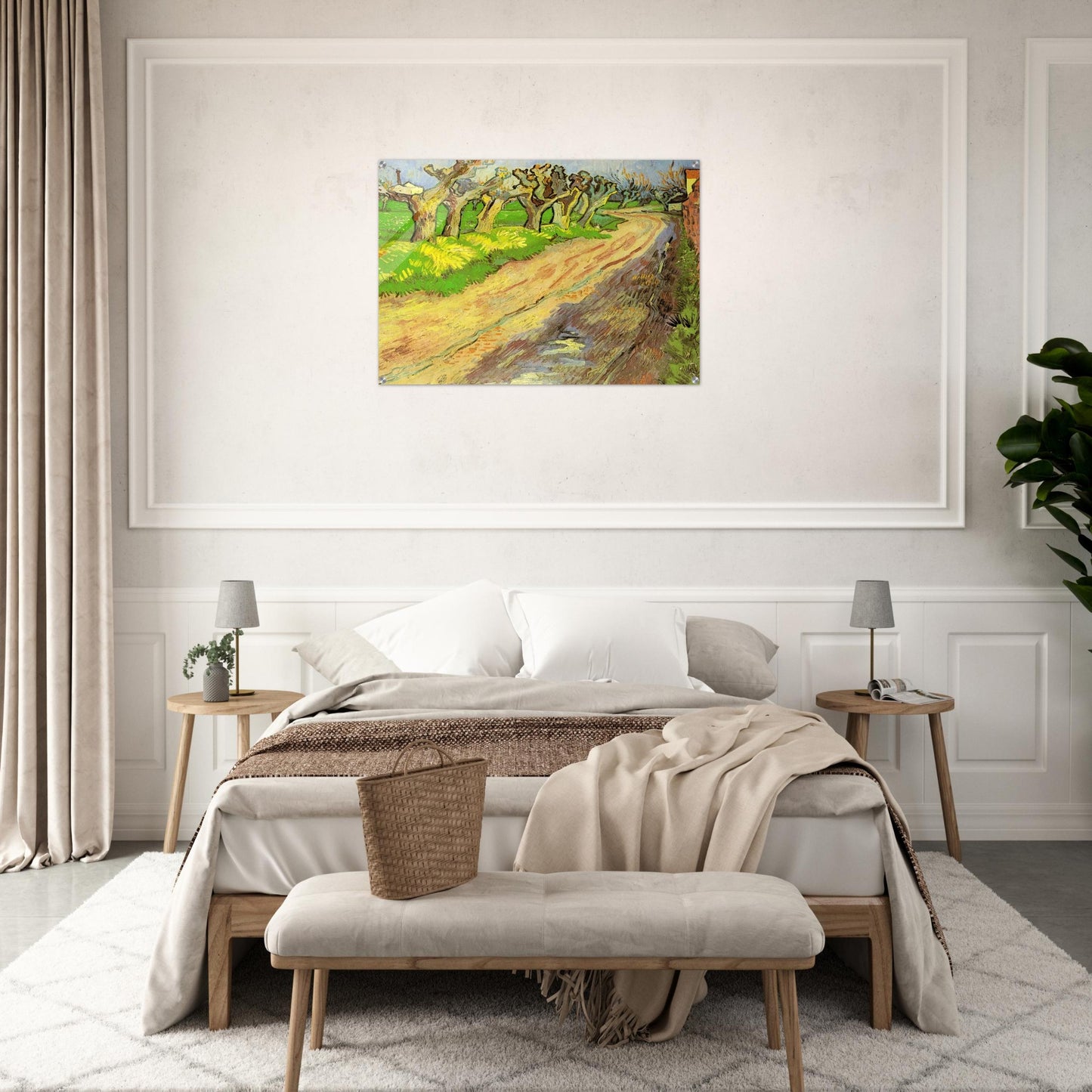 Pollard Willows - Vincent van Gogh Acrylic Print - 70x100 cm / 28x40″ inches | Vincent van Gogh Wall Art | Vincent van Gogh Prints