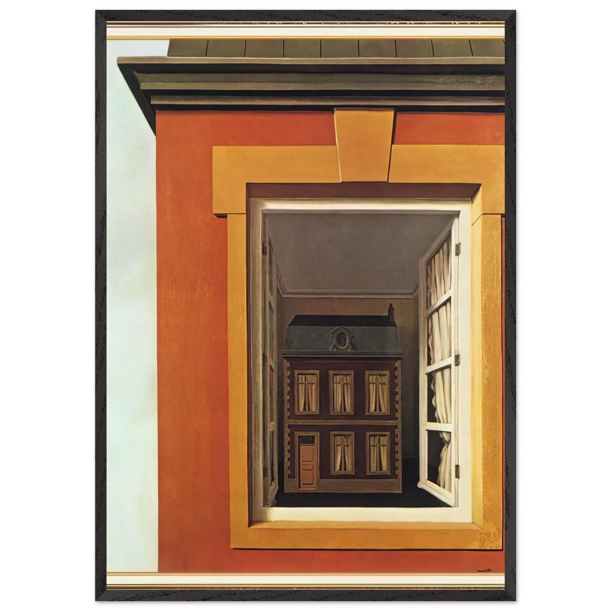 IN PRAISE OF DIALECTICS 1937 - Rene Magritte Framed Art Print – Black Wooden Frame - Default Title - -Framed Art Print