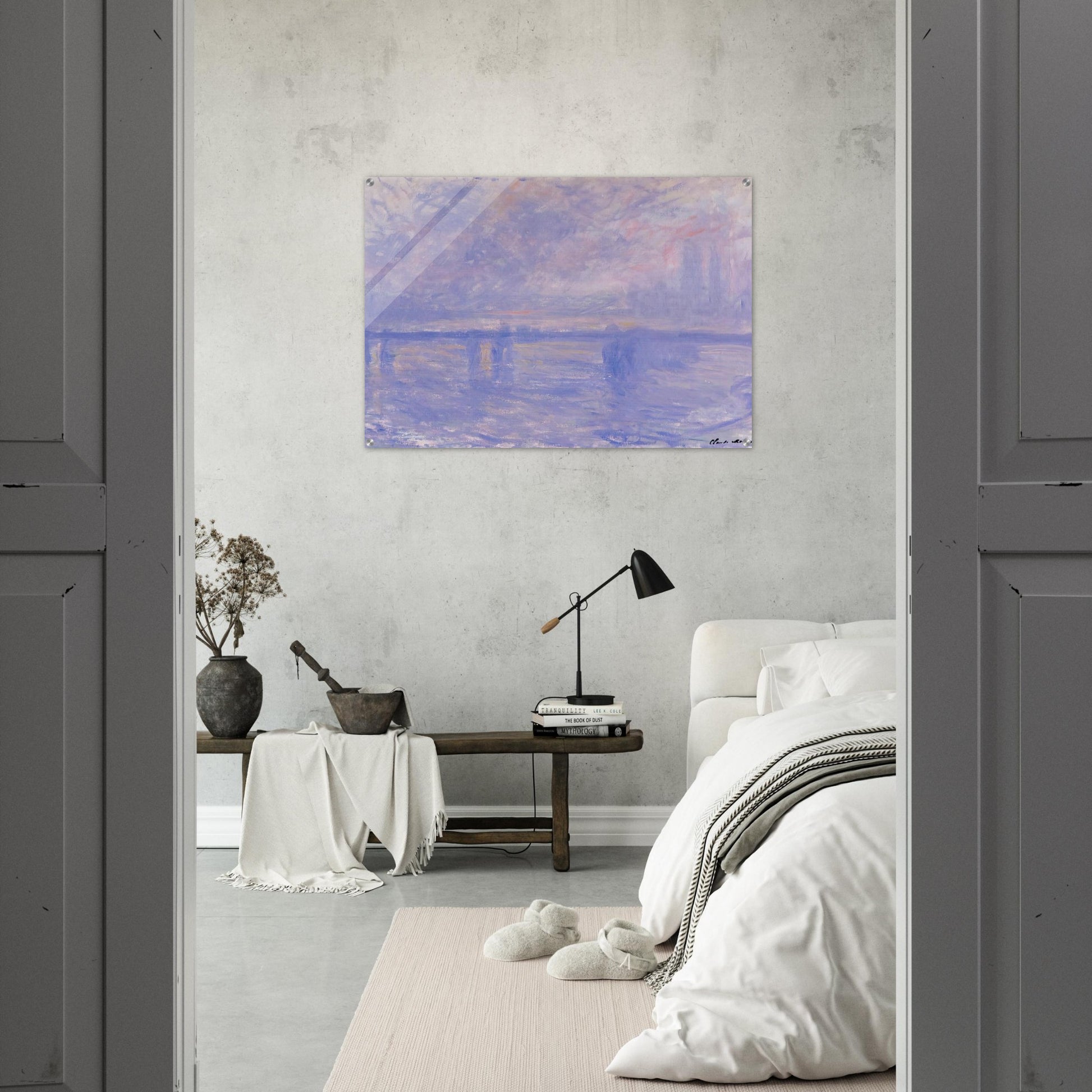 Charing Cross Bridge 09 - claude monet Acrylic Print - 70x100 cm / 28x40″ inches