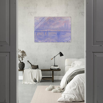 Charing Cross Bridge 09 - claude monet Acrylic Print - 70x100 cm / 28x40″ inches