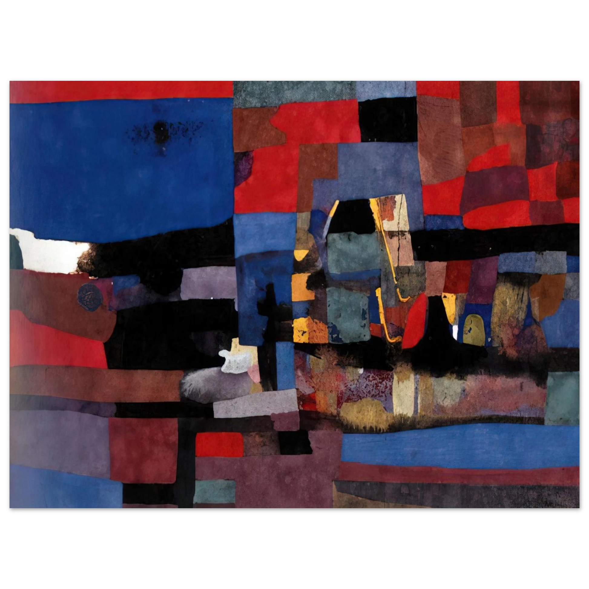 Alberto Burri - Untitled - 1952 Fine Art Poster - Default Title