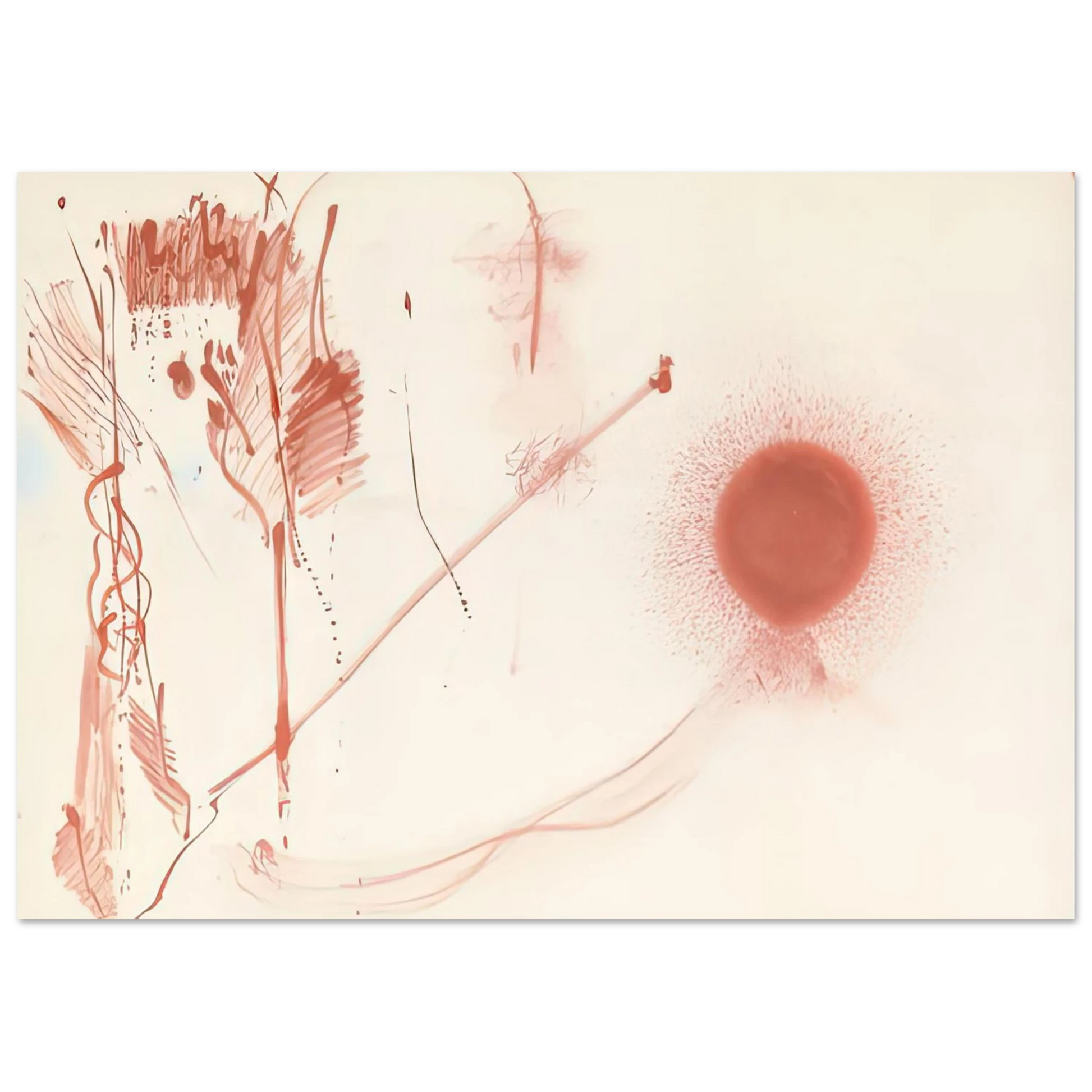 Helen Frankenthaler - Towards a New Climate, 1957- Wall Art - 30x40 cm / 12x16 inches - Fine Art Poster - -