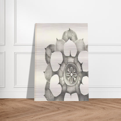 TENTH STONE 1968 - Lee Bontecou Brushed Aluminum Print - 70x100 cm / 28x40 inches | Lee Bontecou Aluminum Print | Lee Bontecou Prints