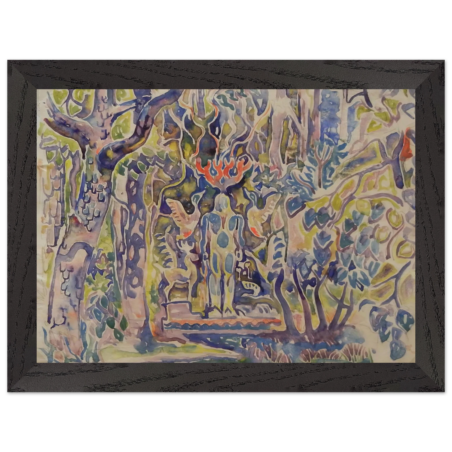 Walter Inglis Anderson - Walter Anderson Wall art - 45x60 cm / 18x24 Inches - Premium Wooden Framed Poster With Fine Art Paper - White frame