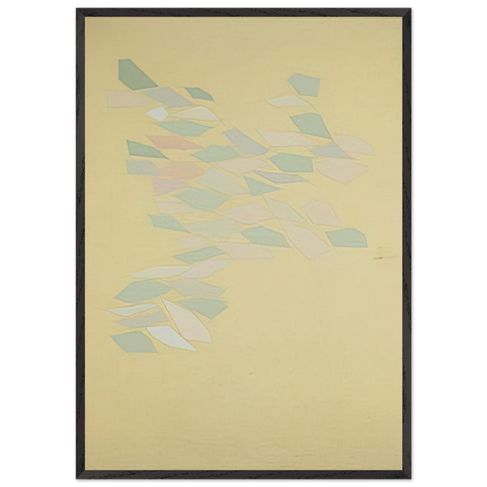 Relaxed Motion - 1970 - Robert Goodnough Framed Art Print – Black Wooden Frame - Default Title - -Framed Art Print