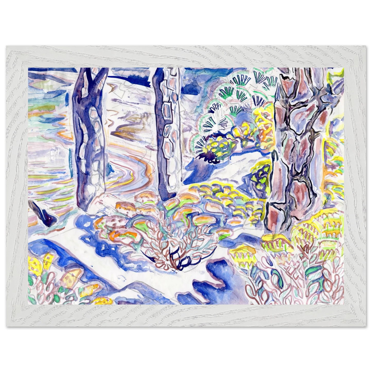 Walter Inglis Anderson - Walter Anderson Wall art - A3 (29.7 x 42  cm) - Premium Wooden Framed Poster With Fine Art Paper - Black frame
