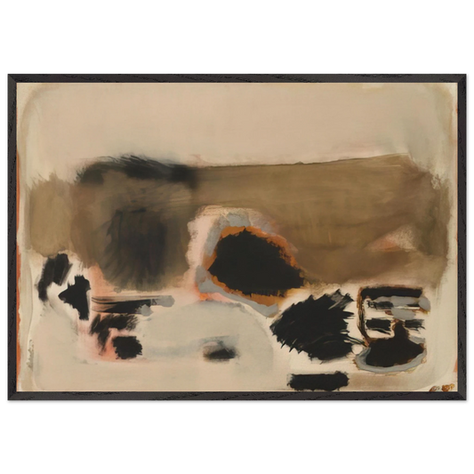 No5No24 - 1948 - Mark Rothko Framed Art Print – Black Wooden Frame - Default Title - -Framed Art Print