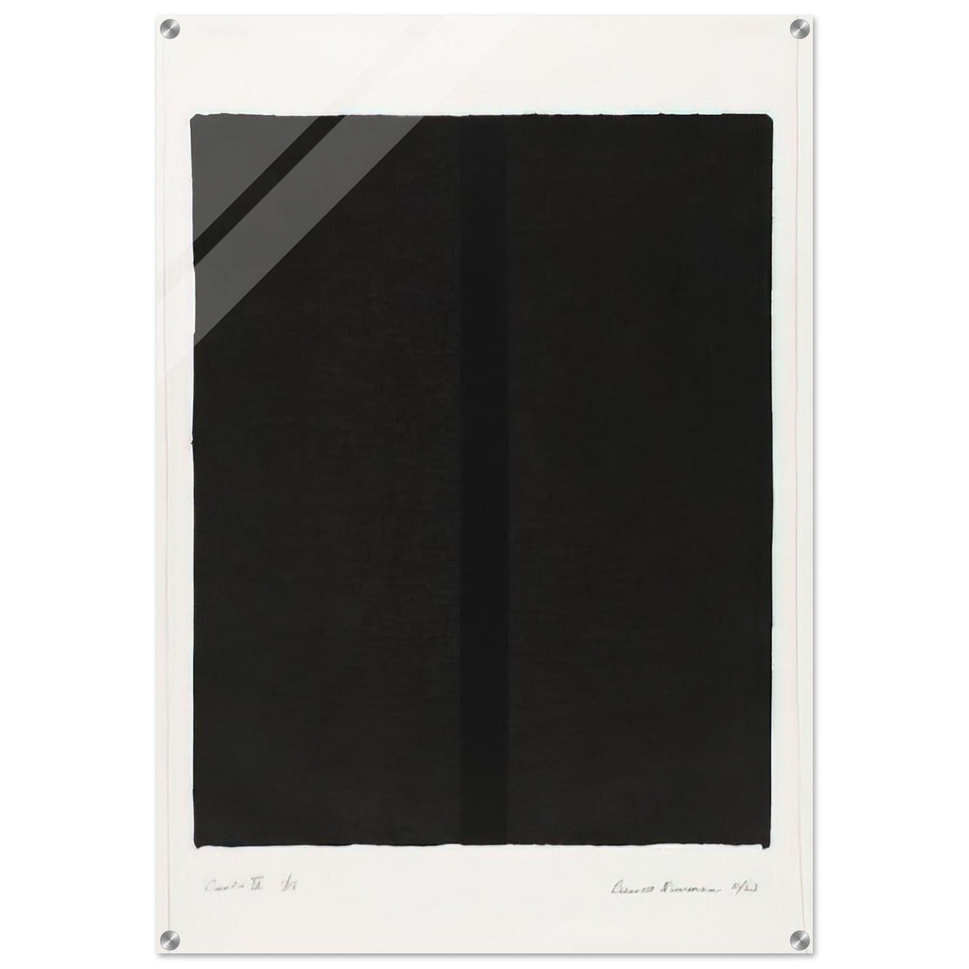 Canto IV - Barnett Newman Acrylic Print - 70x100 cm / 28x40″ inches | Barnett Newman Wall Art | Barnett Newman Prints