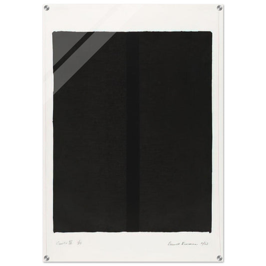 Canto IV - Barnett Newman Acrylic Print - 70x100 cm / 28x40″ inches | Barnett Newman Wall Art | Barnett Newman Prints