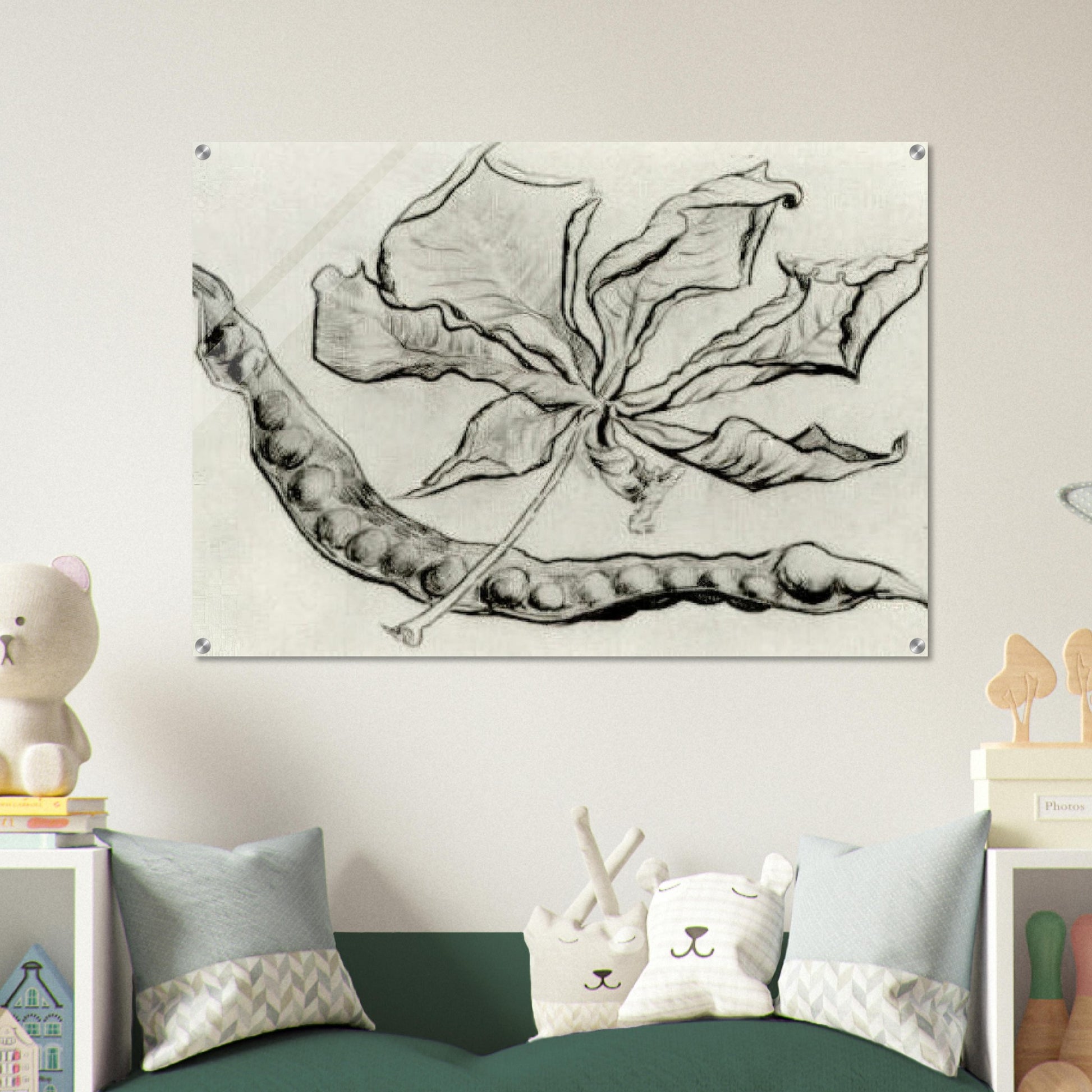 Dead Leaf and Pod - Vincent van Gogh Acrylic Print - 70x100 cm / 28x40″ inches